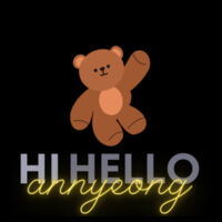 Hi, Hello, Annyeong Tee Design