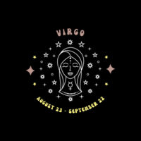 Zodiac Cushion Cover - Virgo Design
